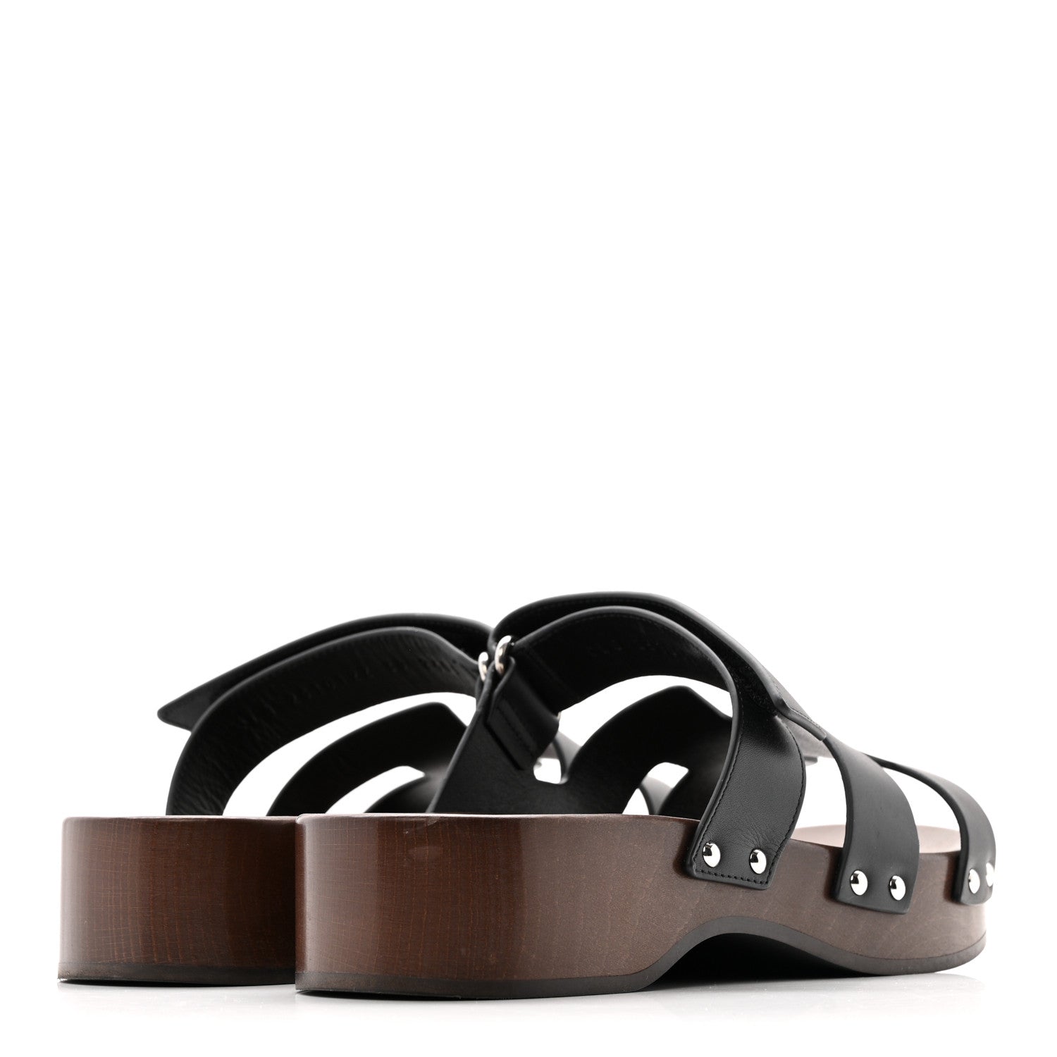 Calfskin Womens Kos Clog 39 Black