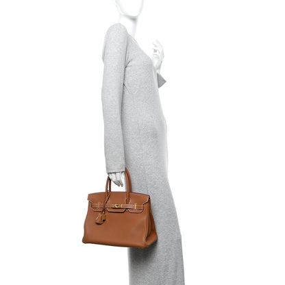 Togo Birkin 30 Gold