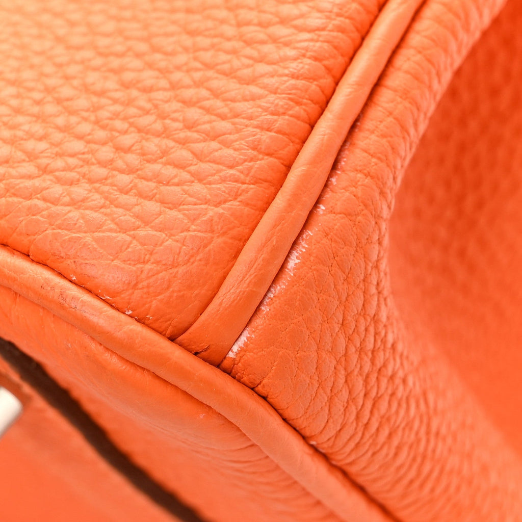 Togo Birkin 25 Orange Minium