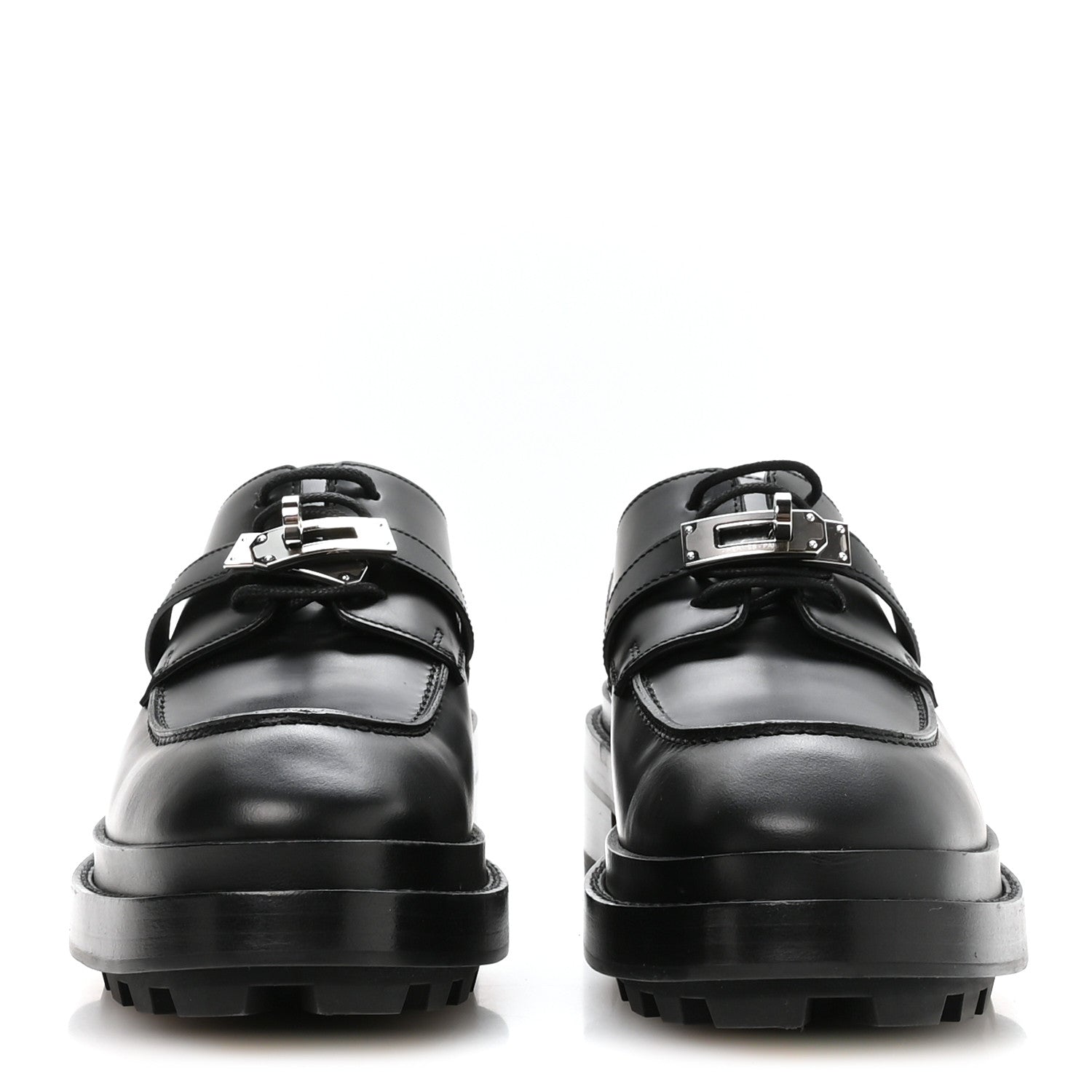 Glossed Calfskin First Oxford 39 Black