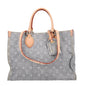 Monogram Denim Onthego MM Washed Grey