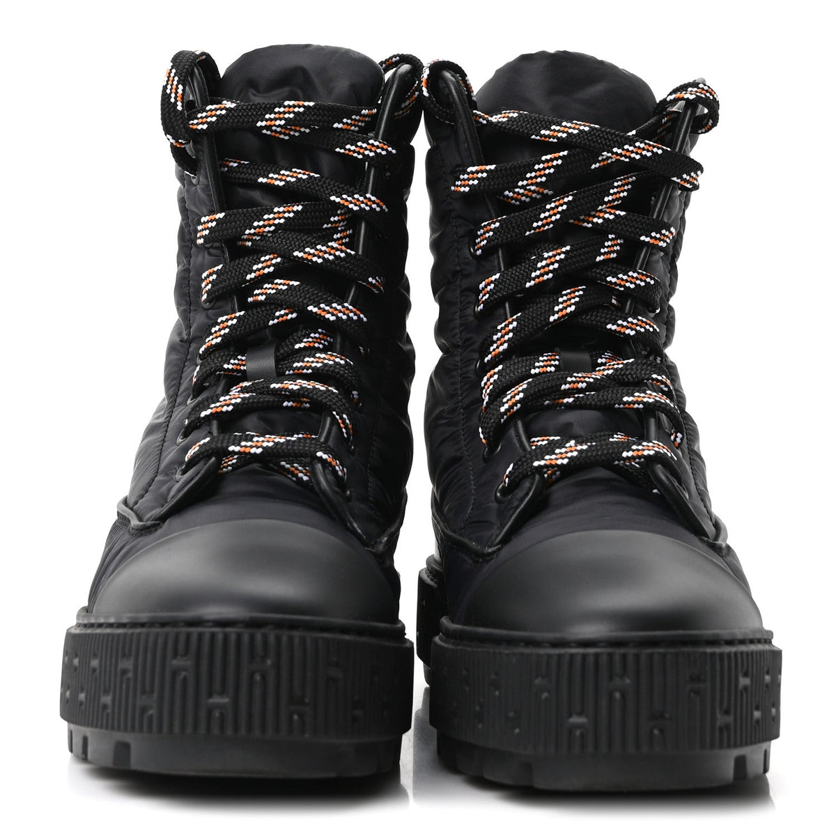 Calfskin Parachute Fresh Ankle Boots Black