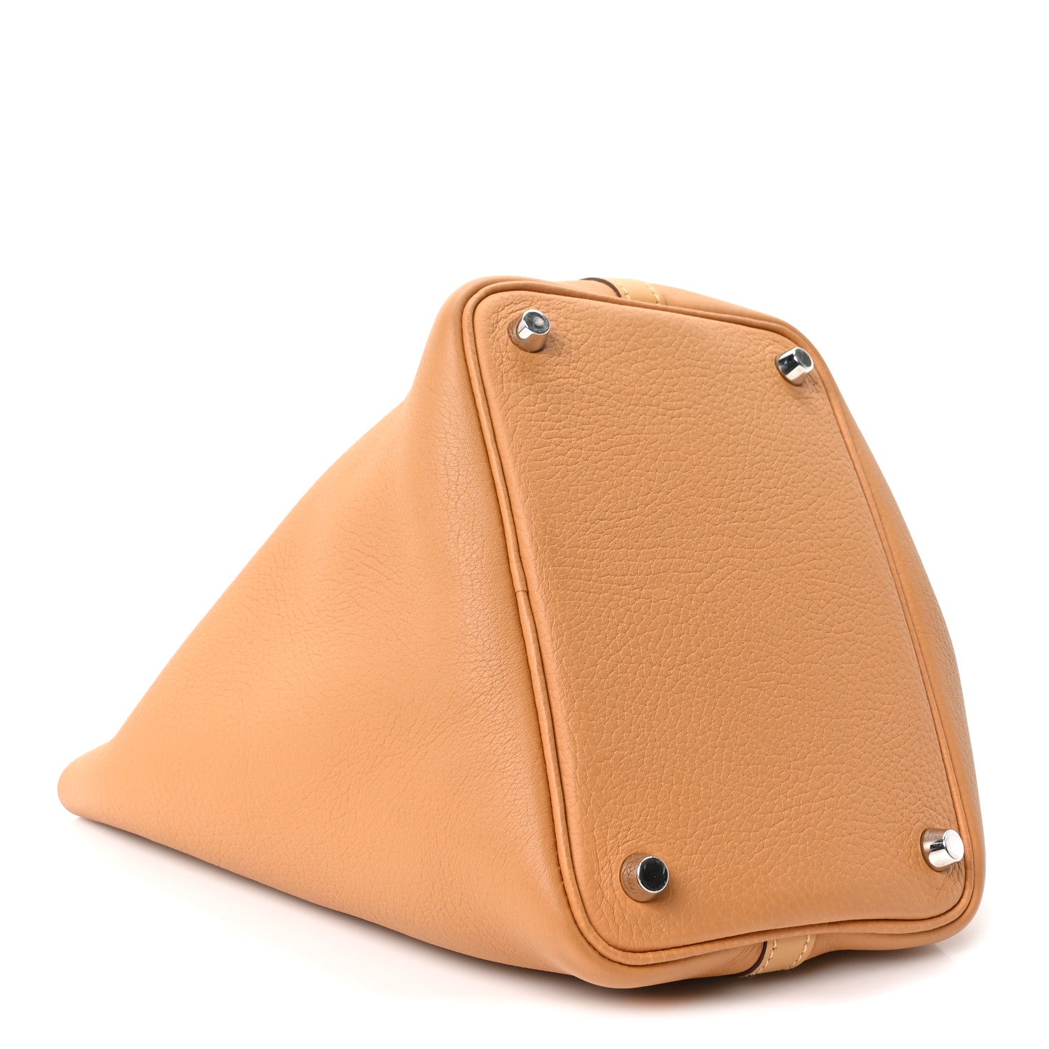 Taurillon Clemence Swift Eclat Picotin Lock 18 PM Caramel