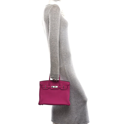 Togo Birkin 30 Rose Pourpre