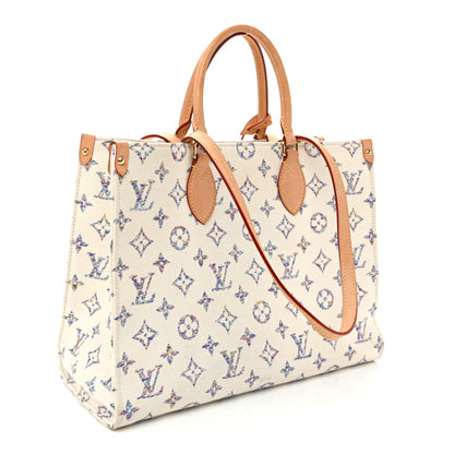 Monogram Jacquard Nautical Onthego MM Multicolor Beige