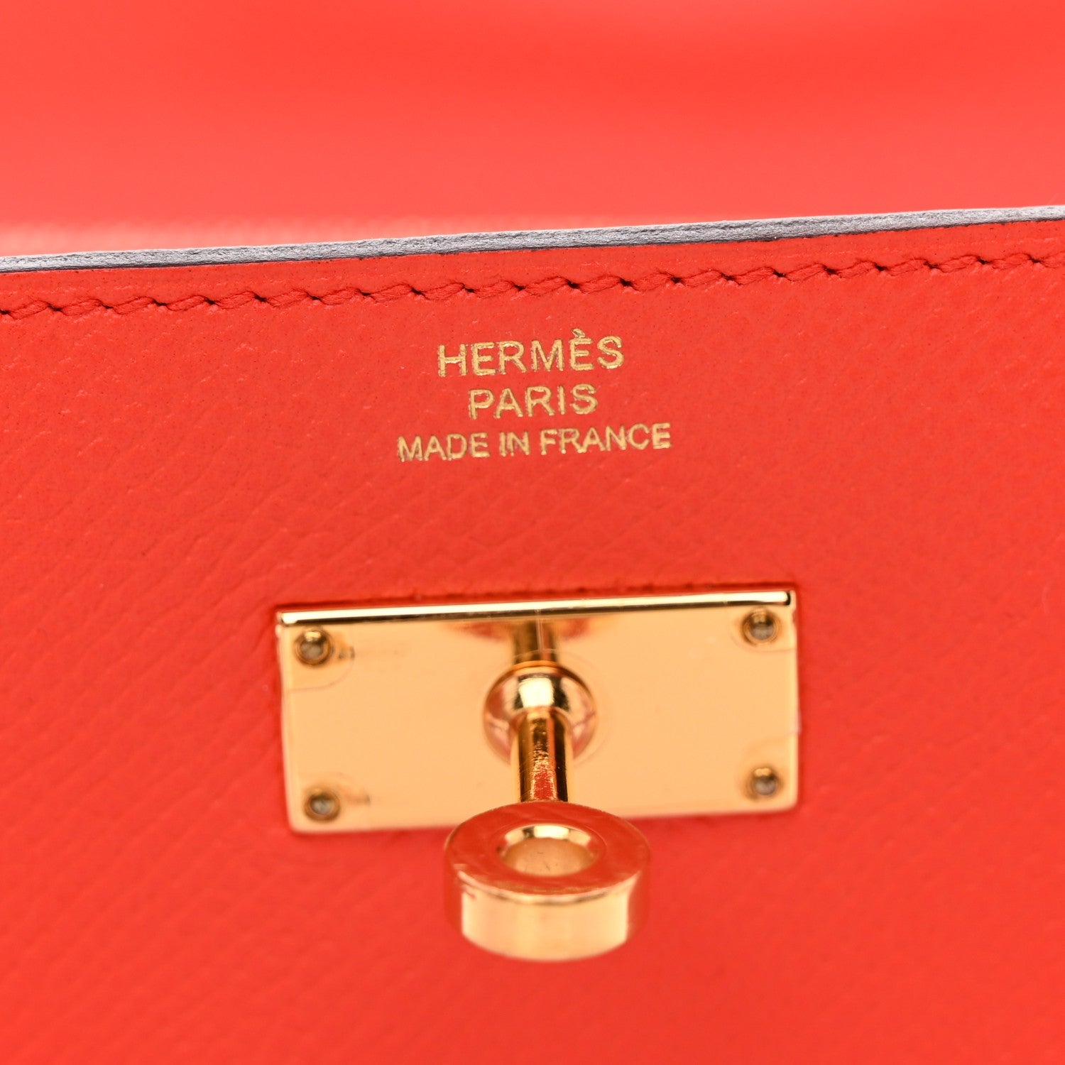 Epsom Kelly Longue Wallet Orange Poppy