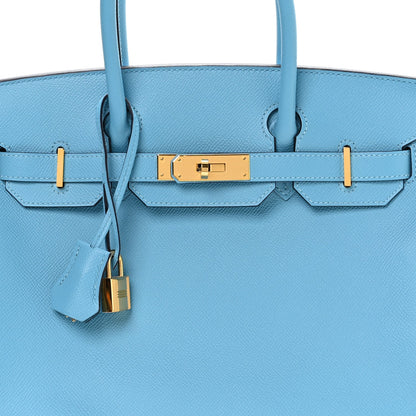 Epsom Birkin 30 Bleu Du Nord