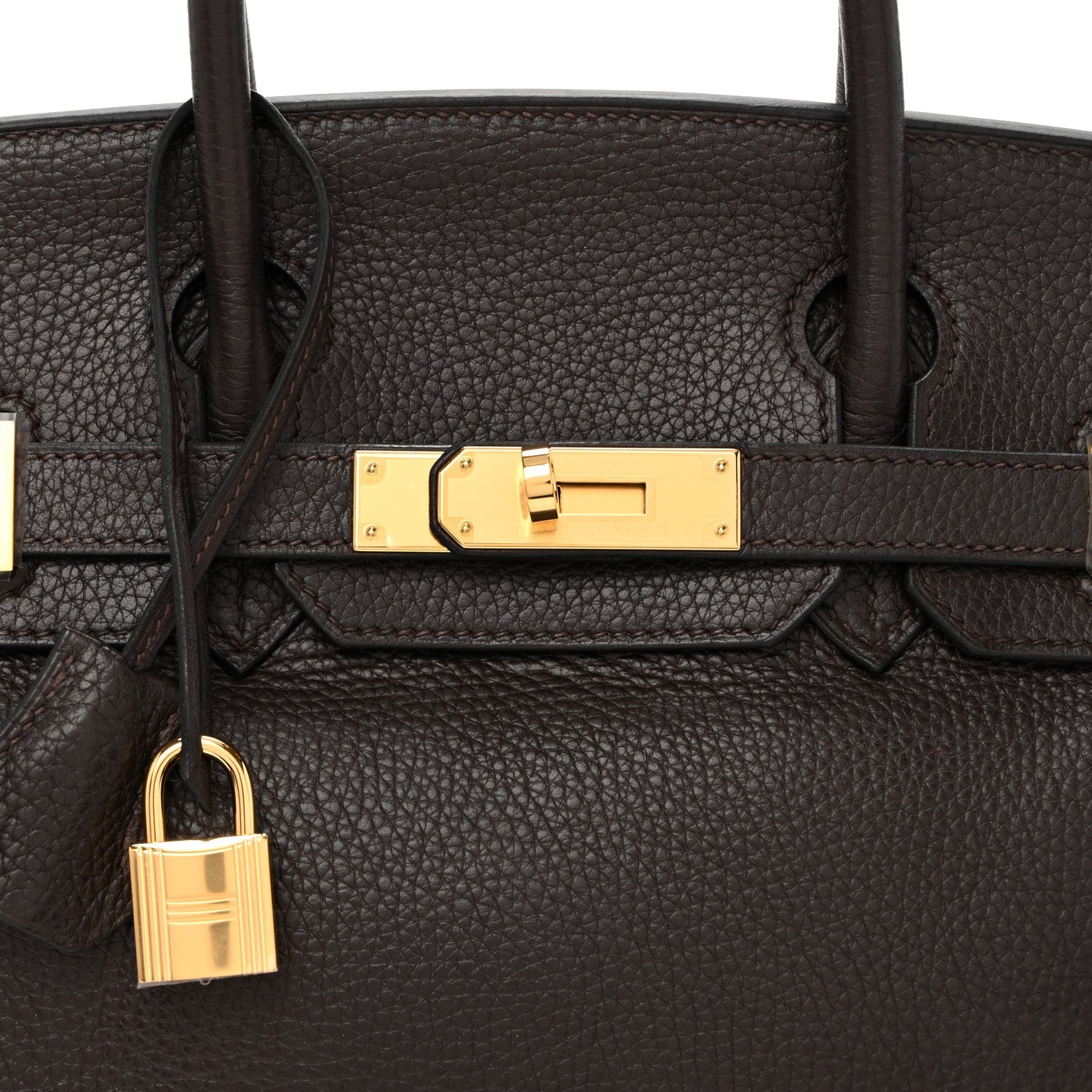Taurillon Clemence Birkin 30 Chocolate