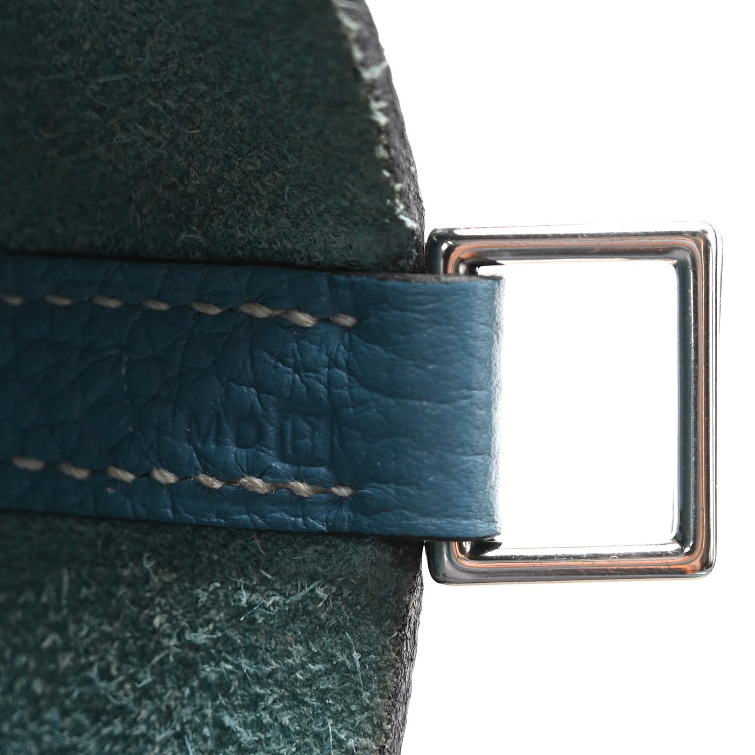 Taurillon Clemence Picotin Lock 18 PM Blue Jean
