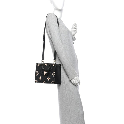 Empreinte Monogram Giant Onthego PM Black Beige