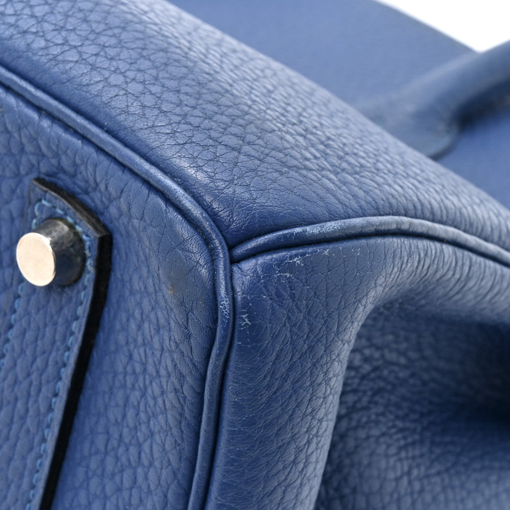 Togo Birkin 35 Bleu Thalassa