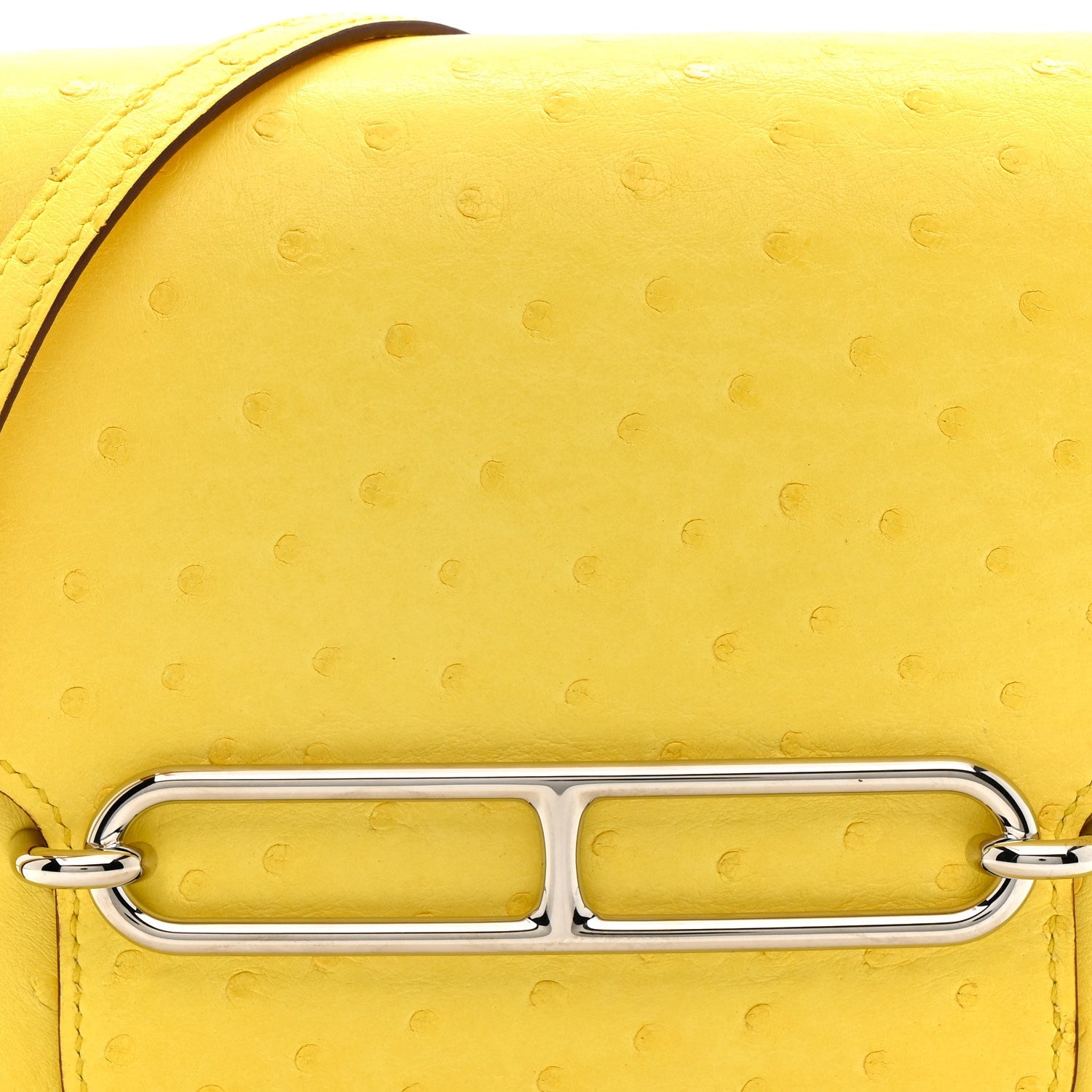 Ostrich Mini Sac Roulis Jaune Citron