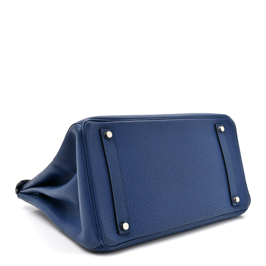 Togo Birkin 35 Bleu Thalassa