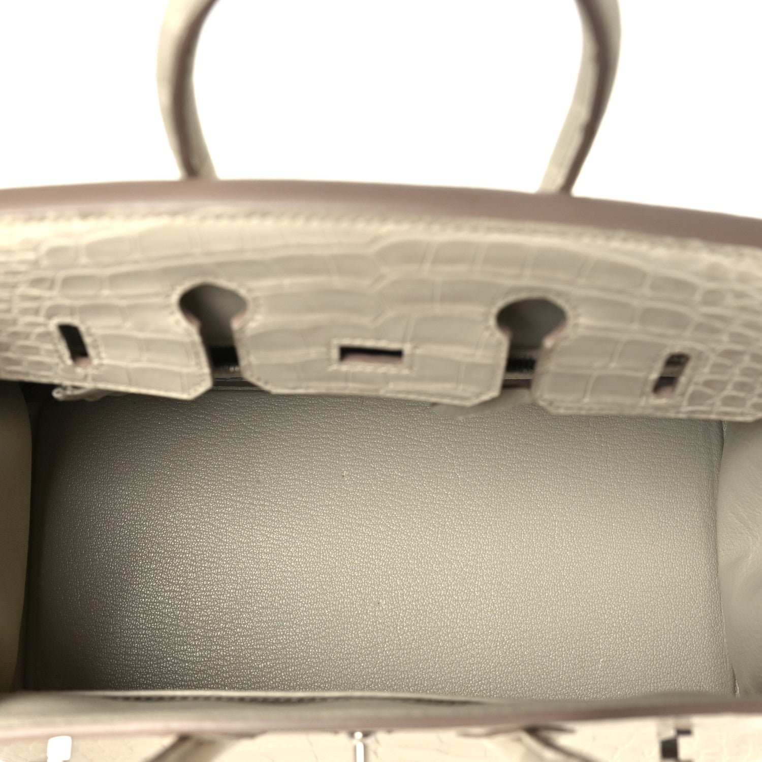 Matte Alligator Birkin 25 Beton