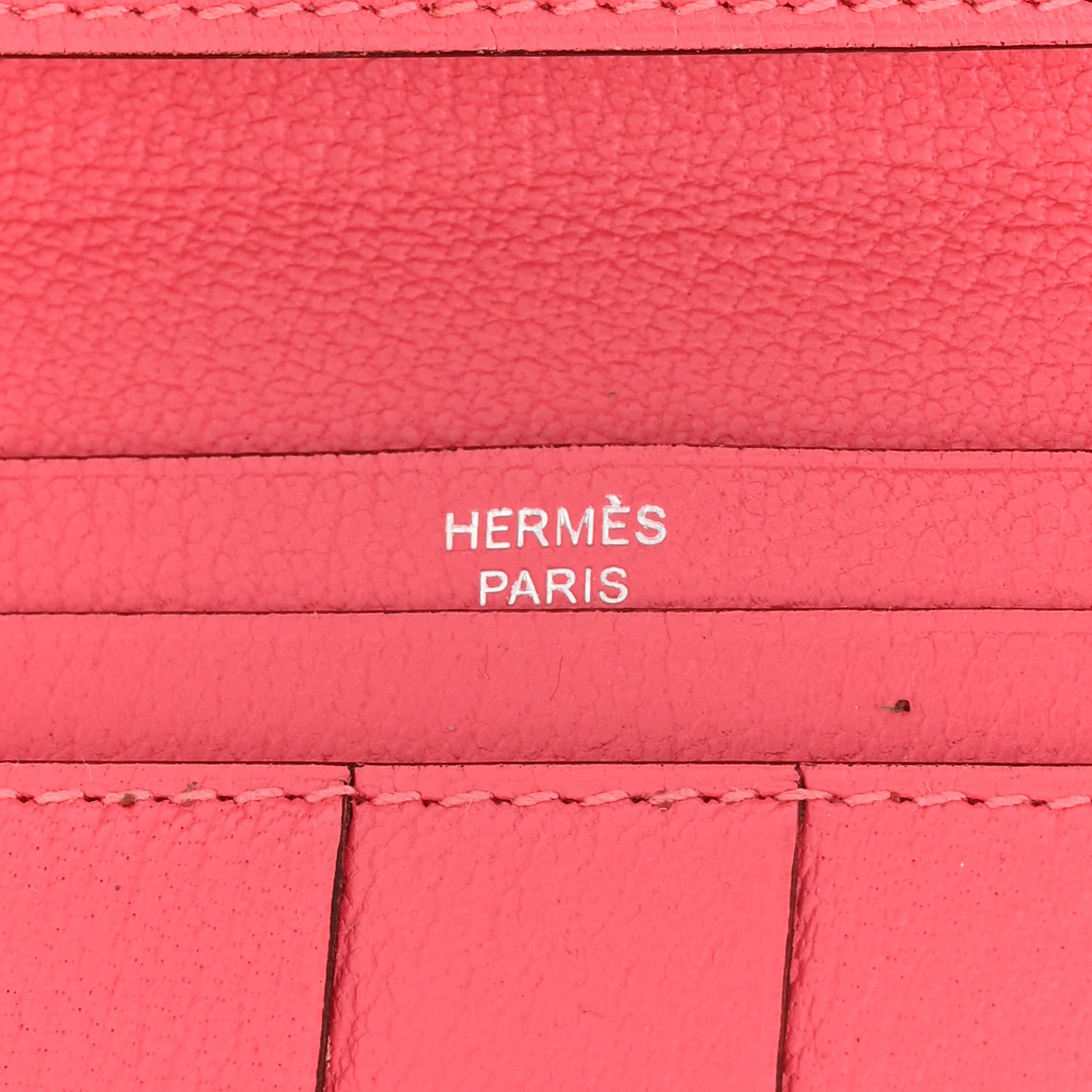 Chèvre Mysore Bearn Gusset Wallet Rose Lipstick