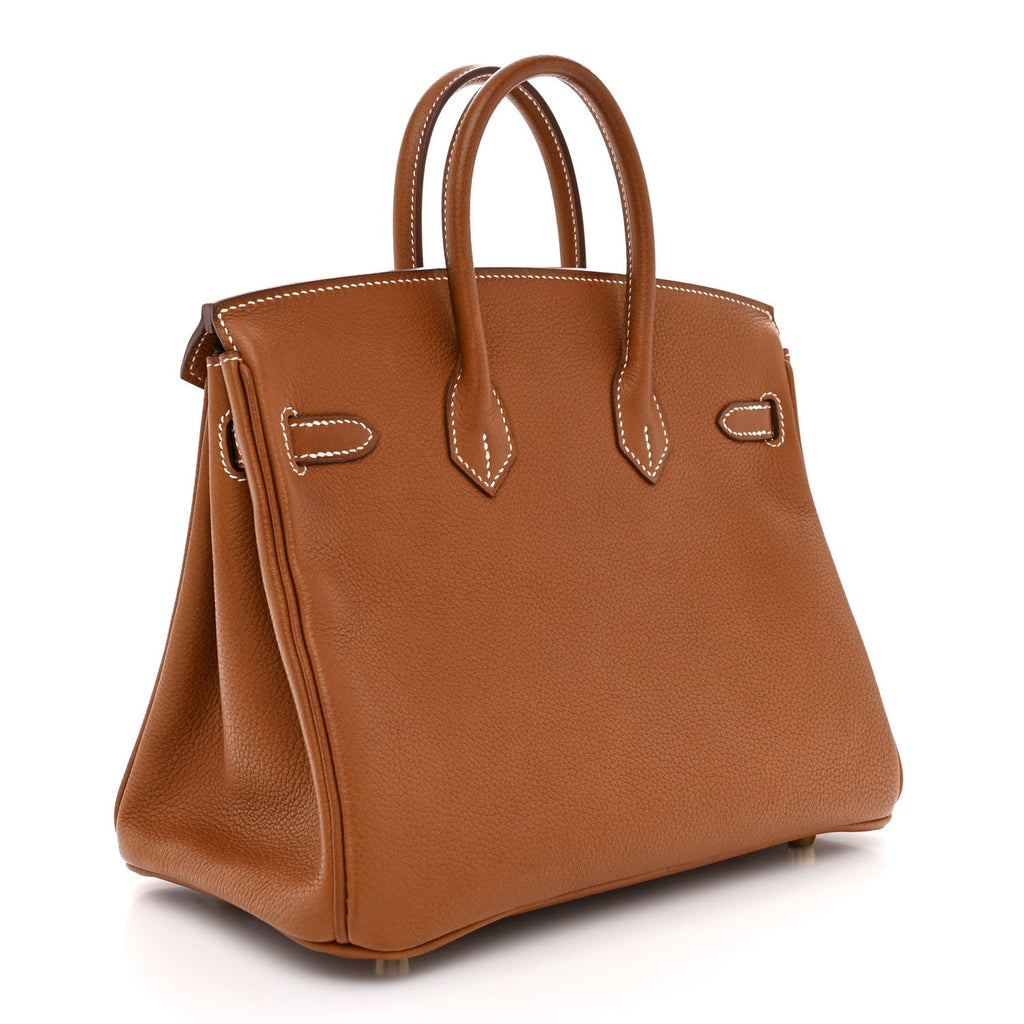Natural Barenia Faubourg Birkin 25 Fauve