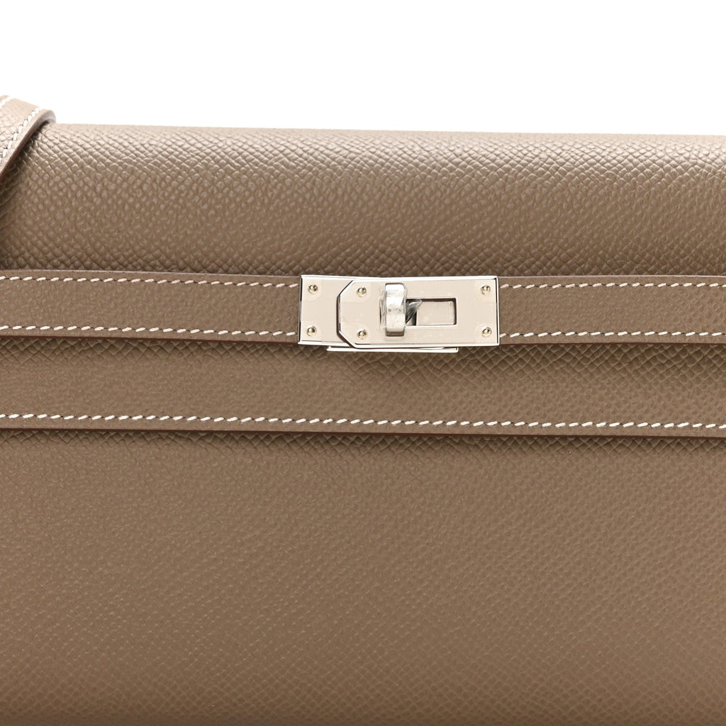 Epsom Kelly Wallet To Go Etoupe