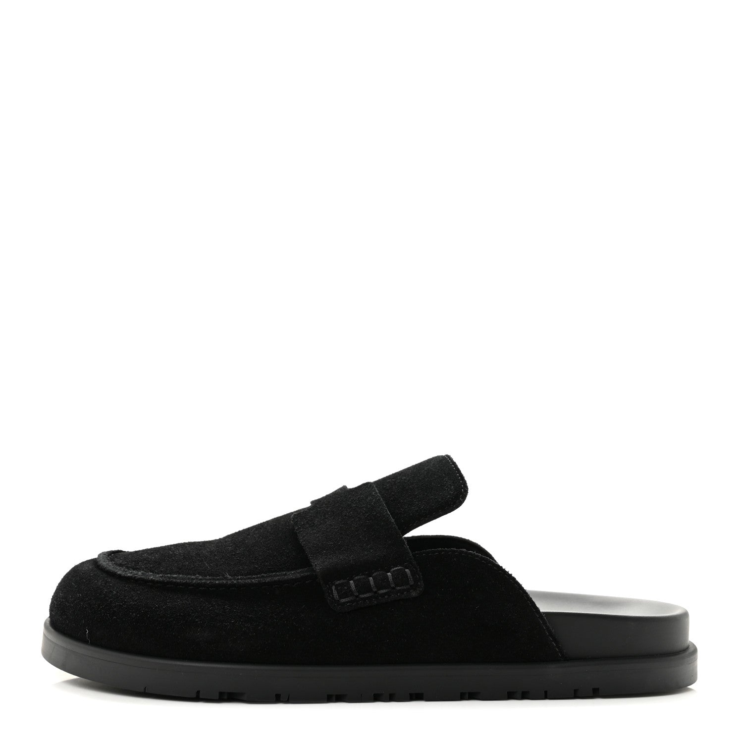 Suede Calfskin Go Mules 40 Black