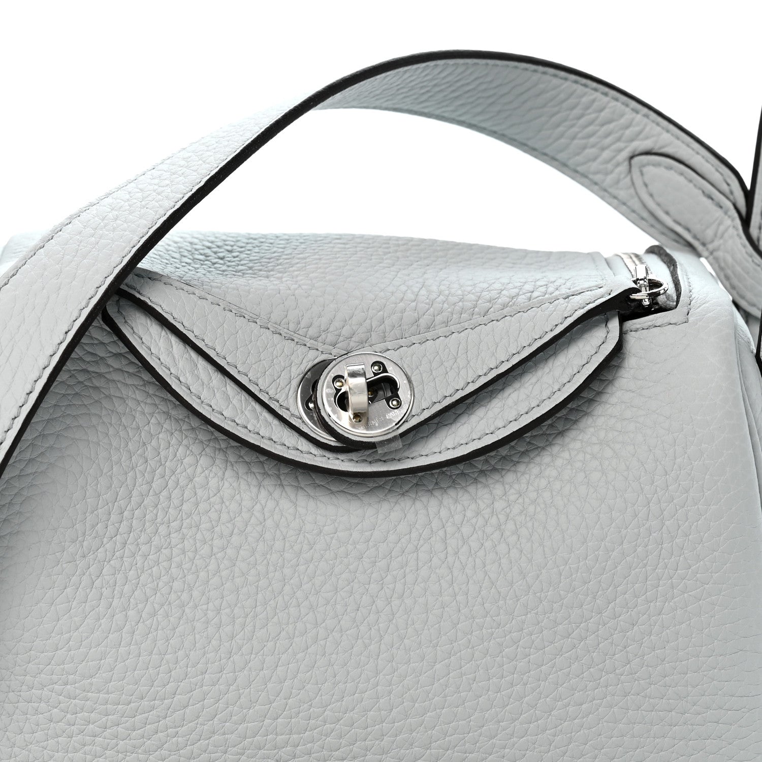 Taurillon Clemence Mini Lindy 20 Bleu Pale