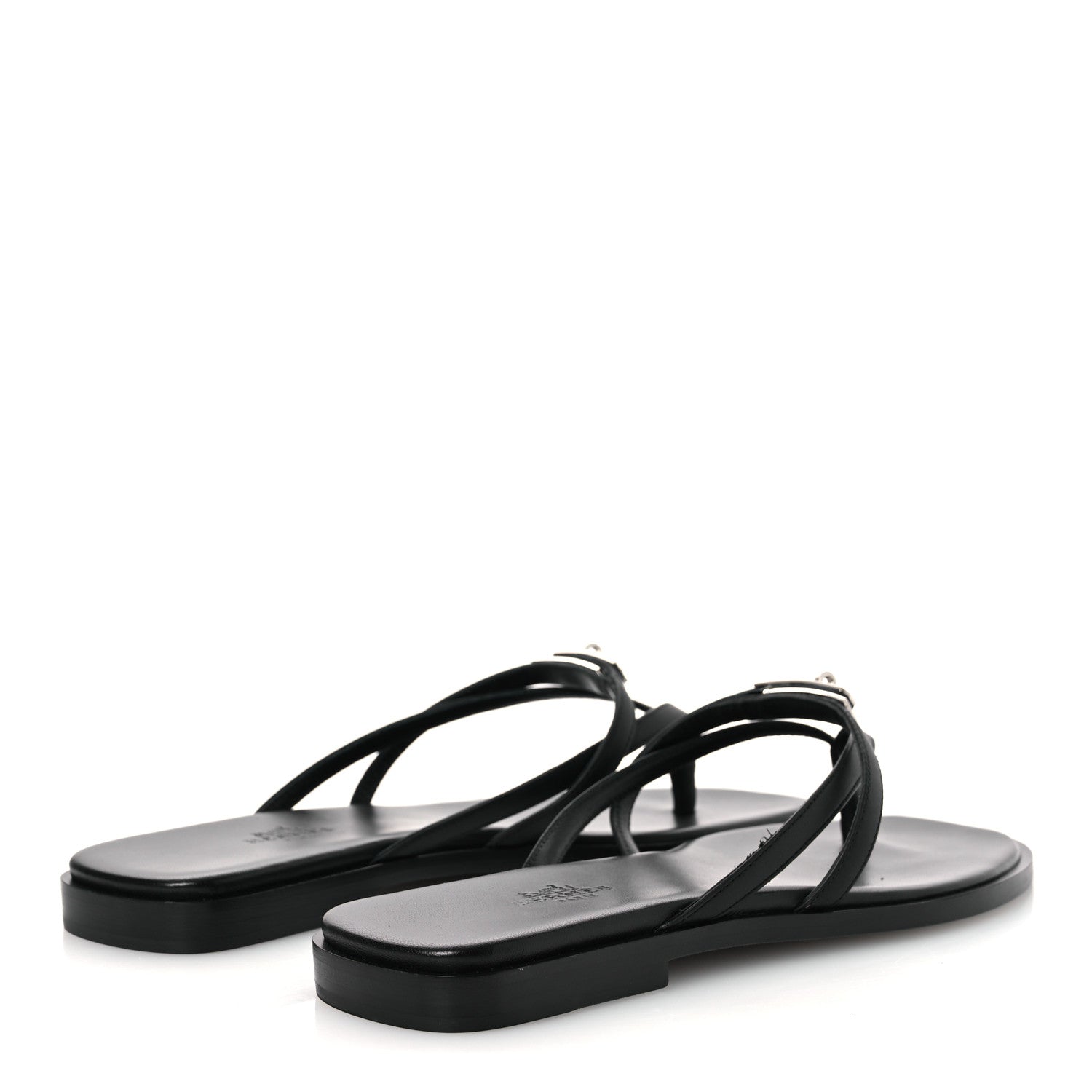 Calfskin Miss Sandals 37 Black