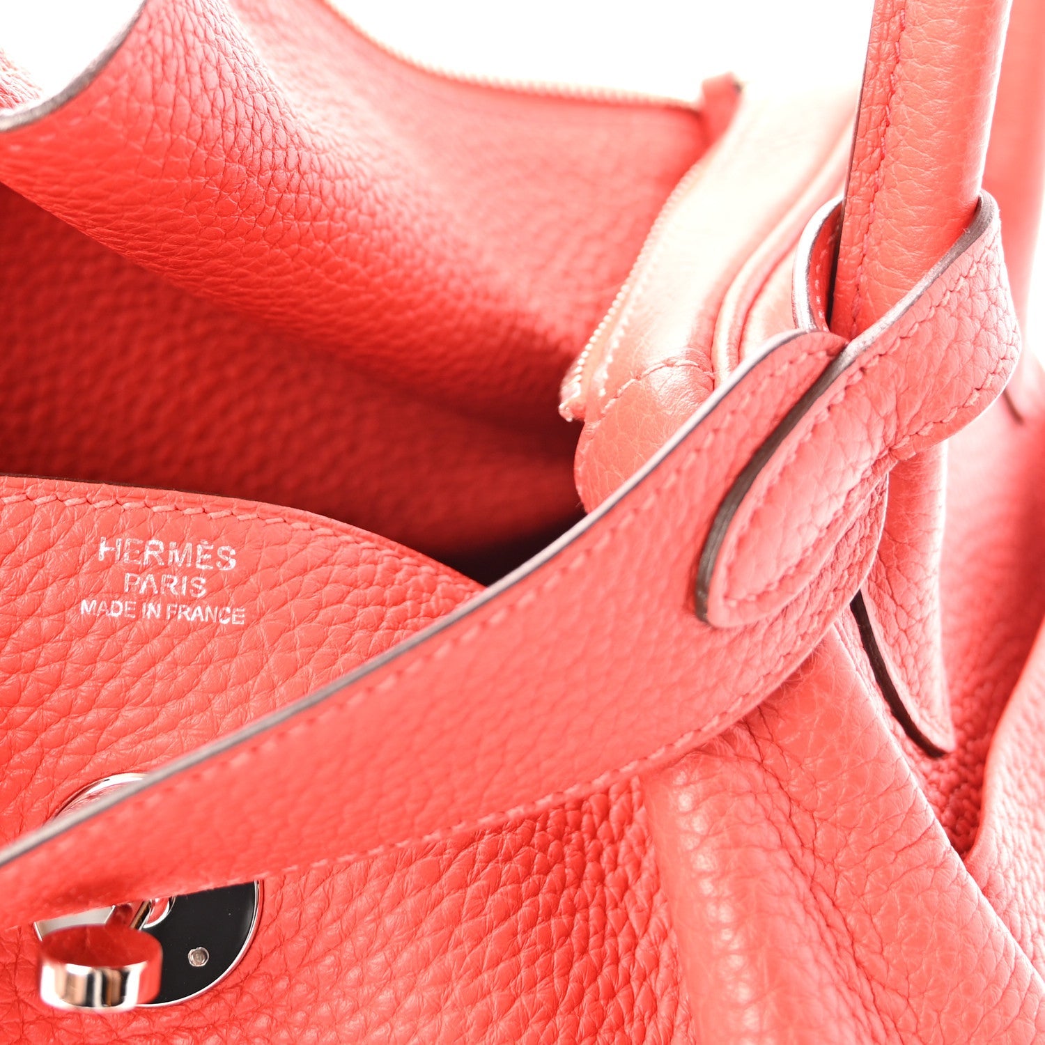 Taurillon Clemence Lindy 30 Rouge Pivoine