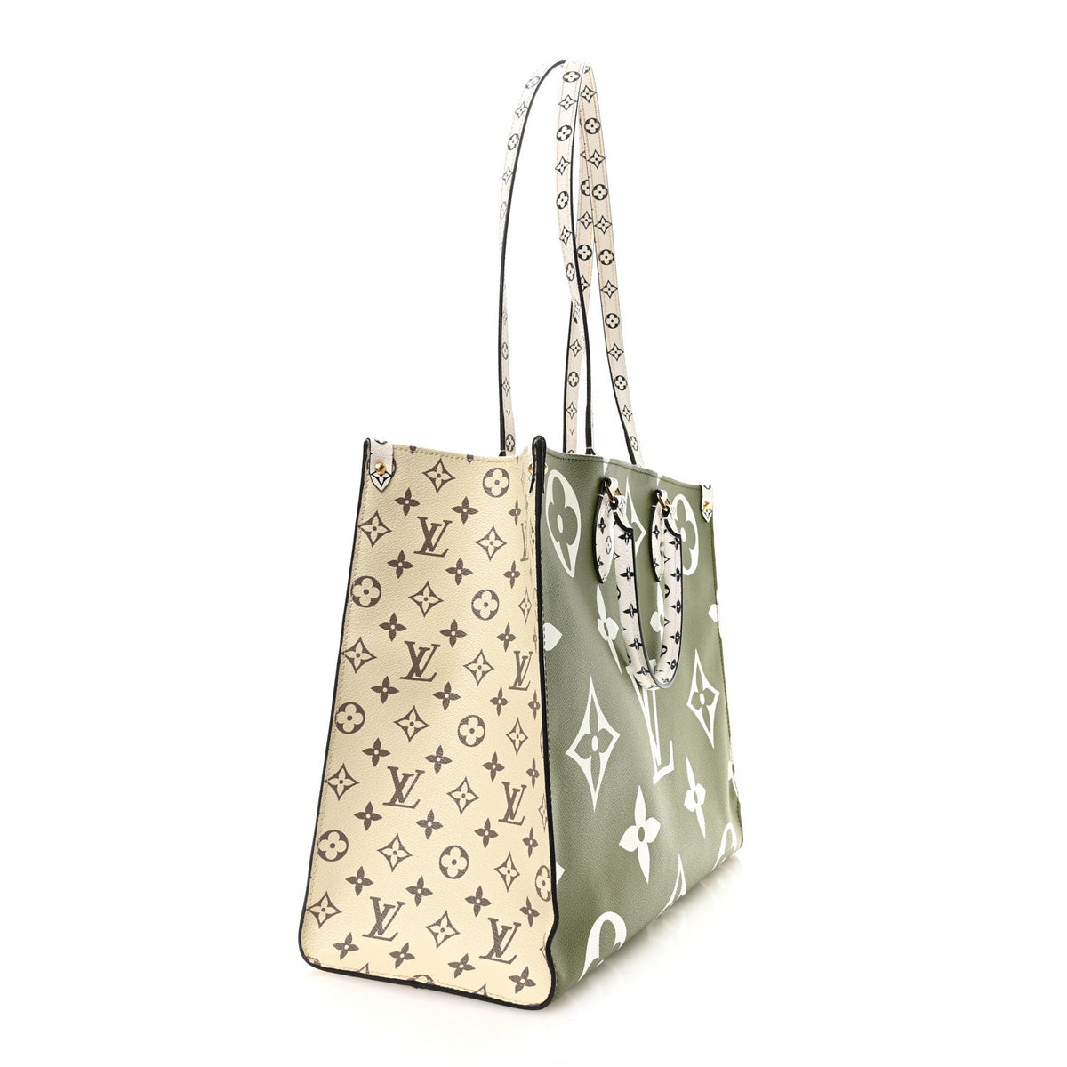 Monogram Giant Onthego GM Kaki Beige