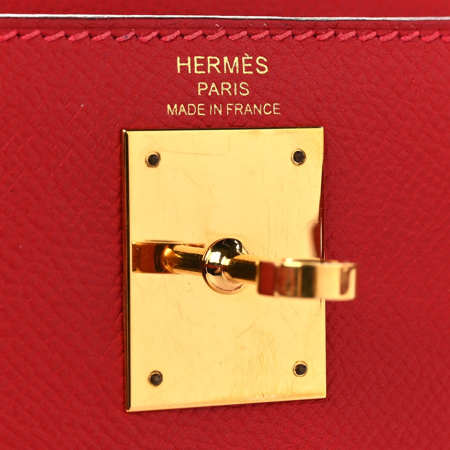 Epsom Kelly Sellier 28 Rouge Casaque