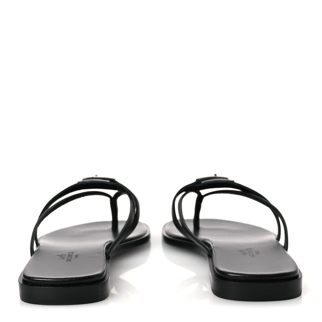 Calfskin Miss Sandals 39 Black
