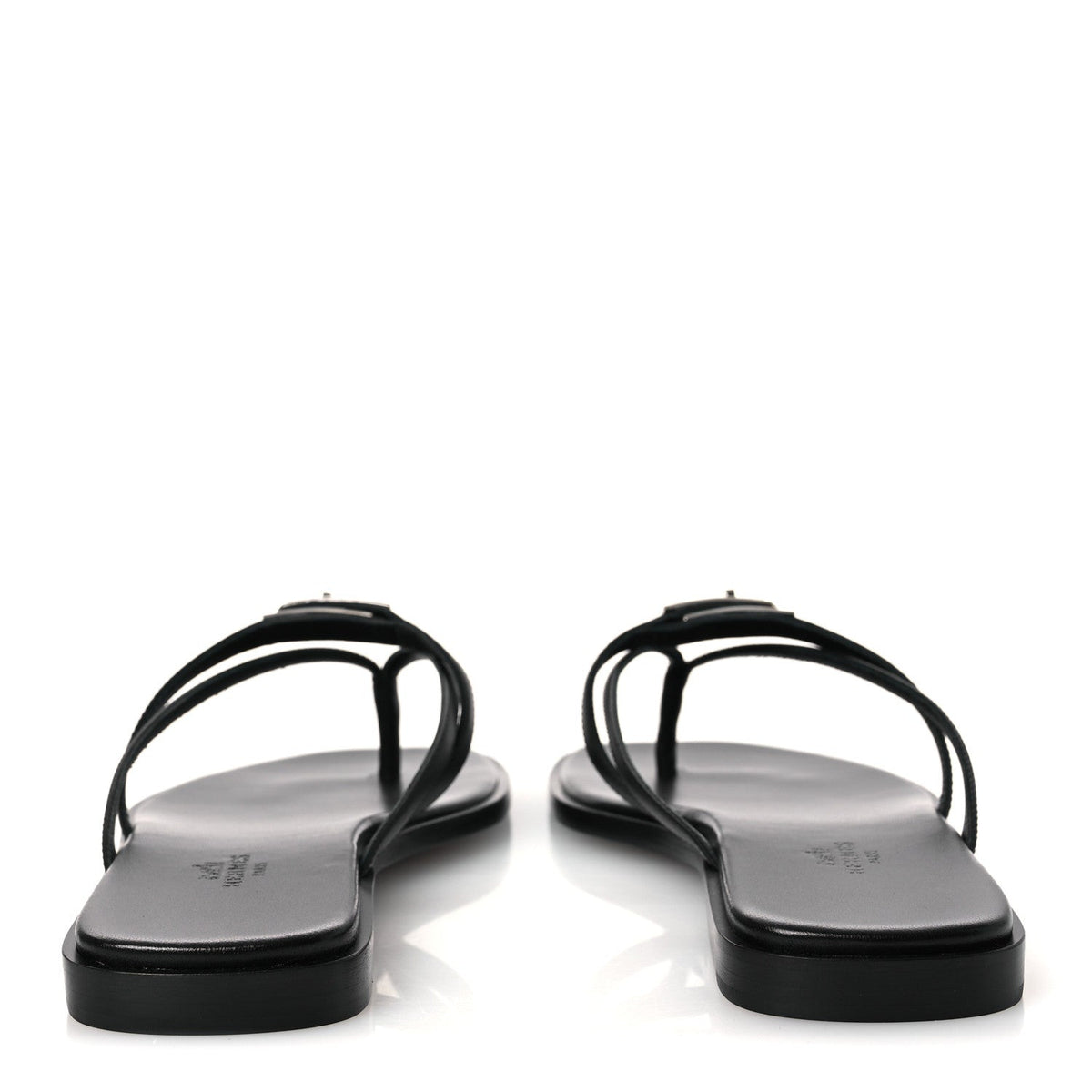 Calfskin Miss Sandals 39 Black