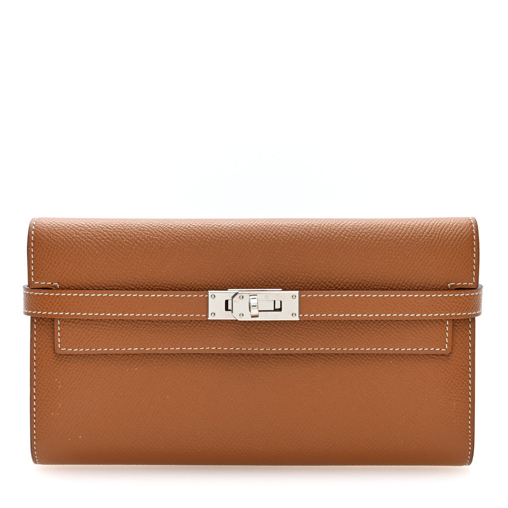 Epsom Kelly Longue Wallet Gold