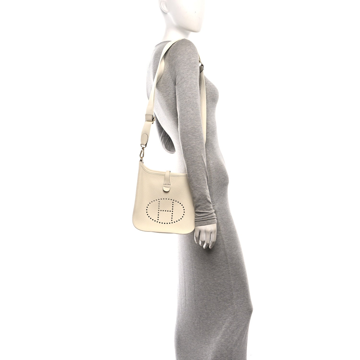Taurillon Clemence Evelyne 23 Poche III Cream