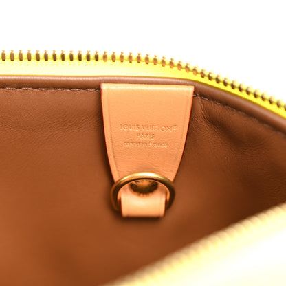 Calfskin Monogram Speedy P9 Bandouliere 25 Lemonade Yellow
