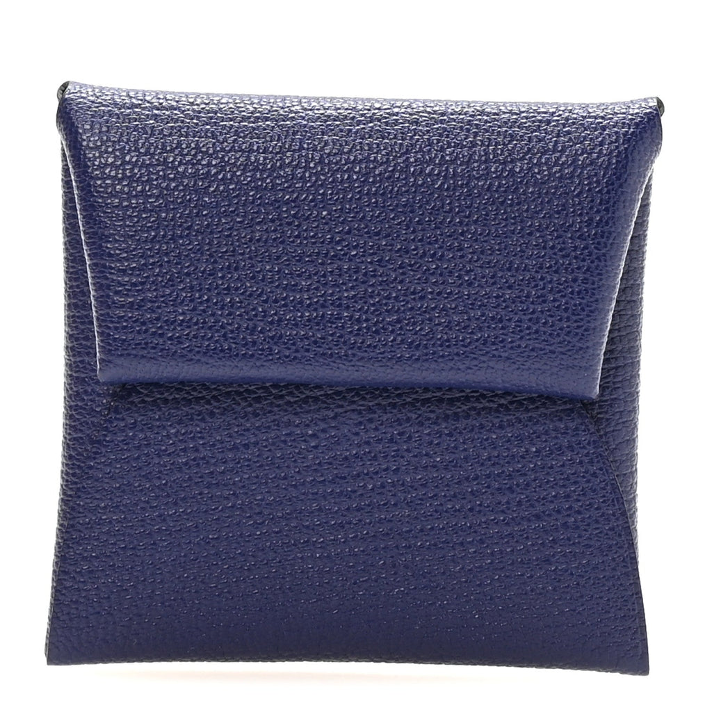 Chevre Mysore Bastia Coin Purse Bleu Encre