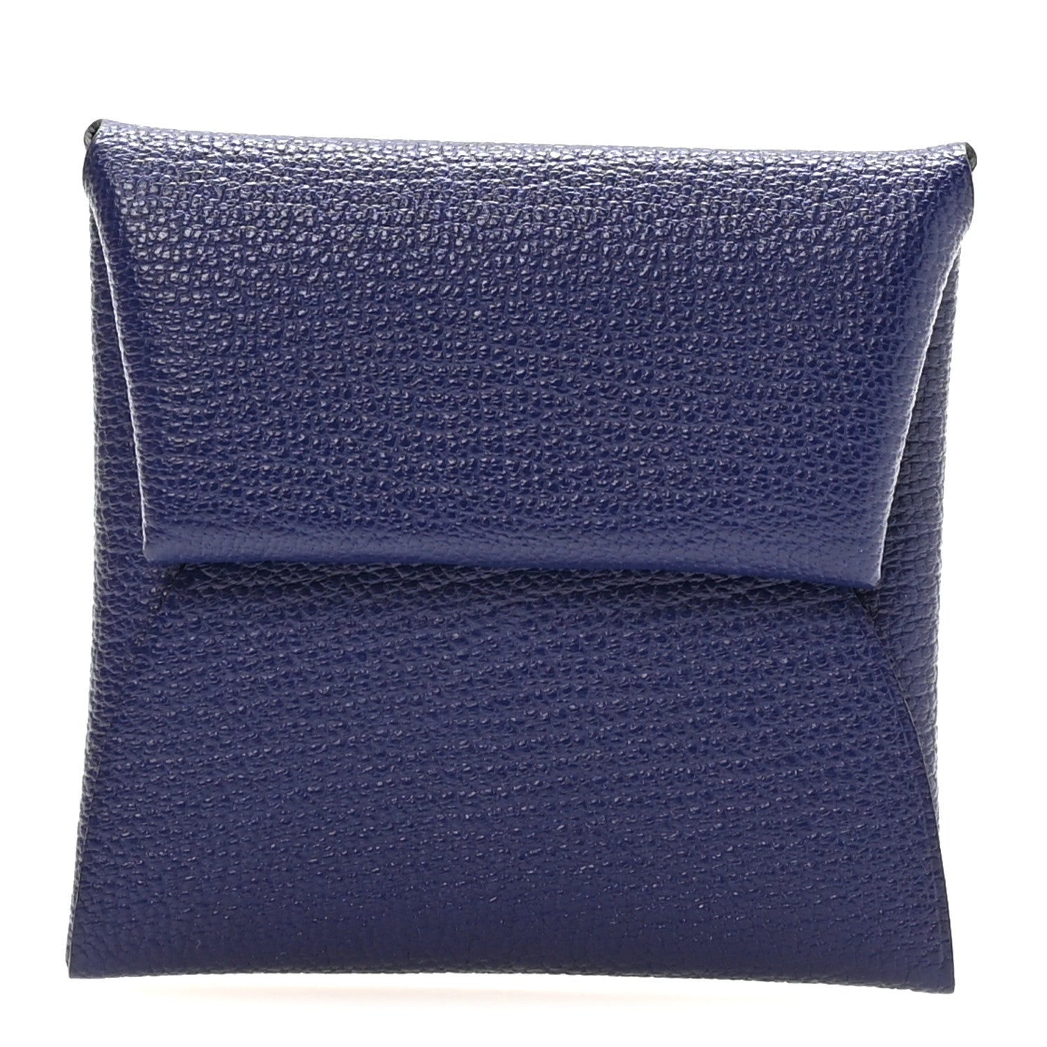 Chevre Mysore Bastia Coin Purse Bleu Encre