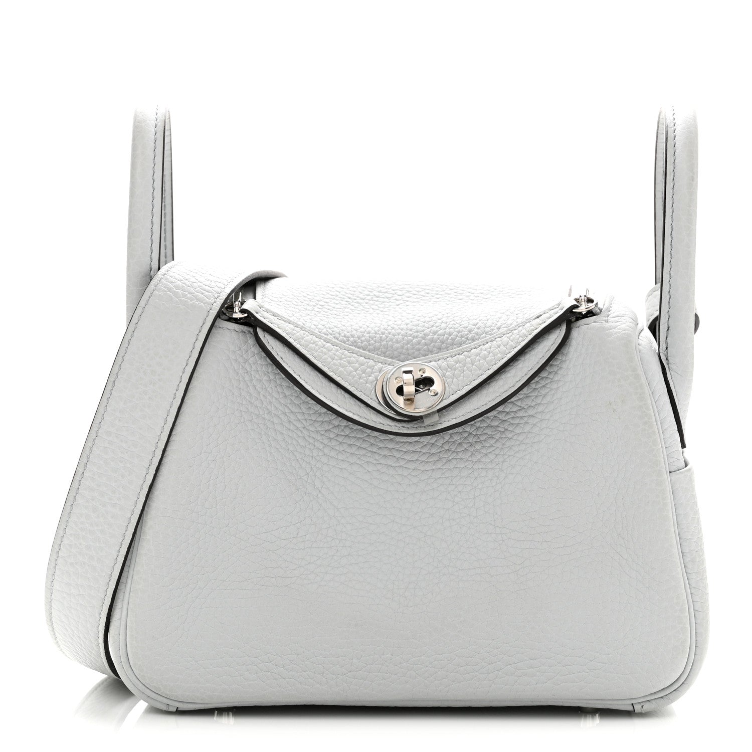 Taurillon Clemence Mini Lindy 20 Bleu Pale