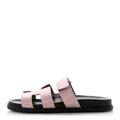 Calfskin Womens Chypre Sandals 39 Rose Porcelaine