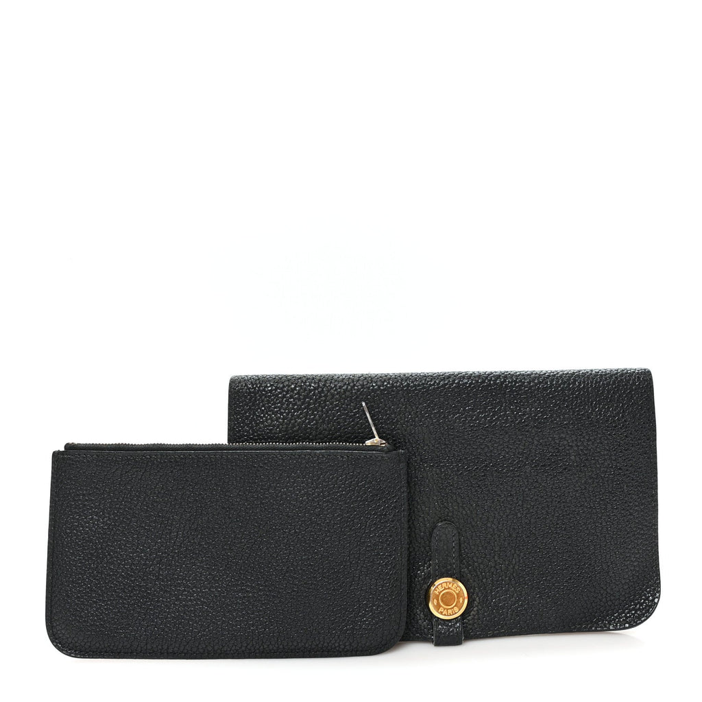 Togo Dogon Duo Wallet Black