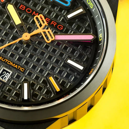 Bomberg Men's Watch BOLT-68 Neo Automatic Taipei Metropolis Black PVD