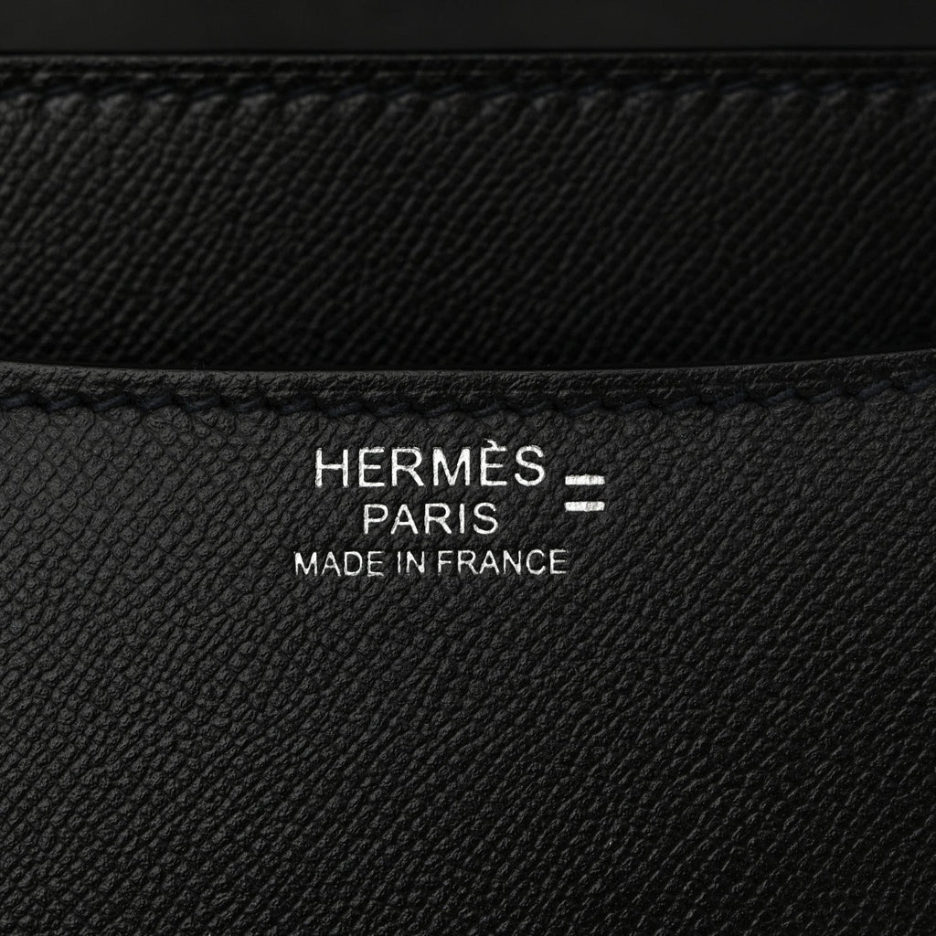 Madame Calfskin Lizard Constance 24 Black Ombre