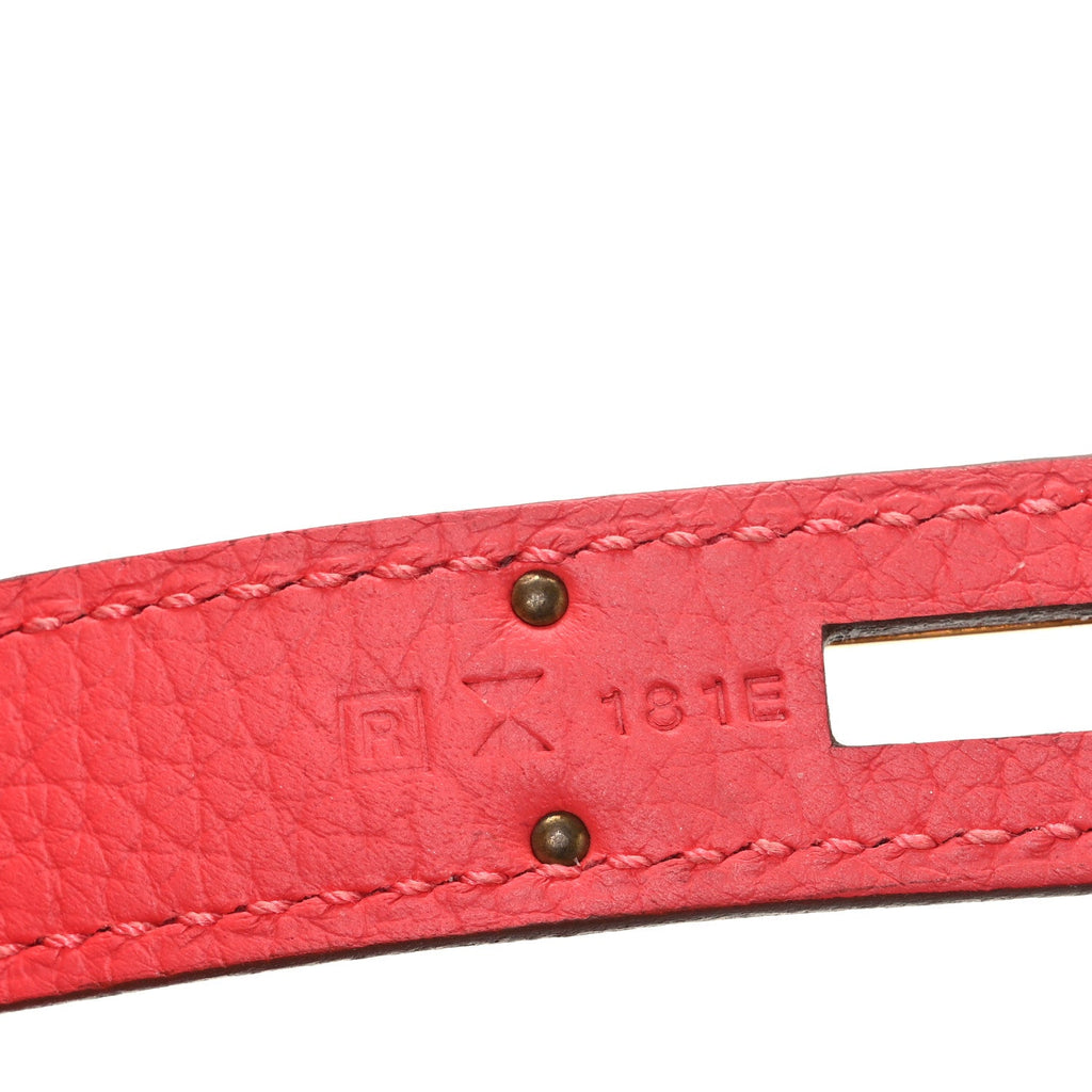 Togo BIRKIN 35 Rouge Pivoine