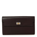 Chevre Chamkila Kelly Pocket Long Wallet Ebene