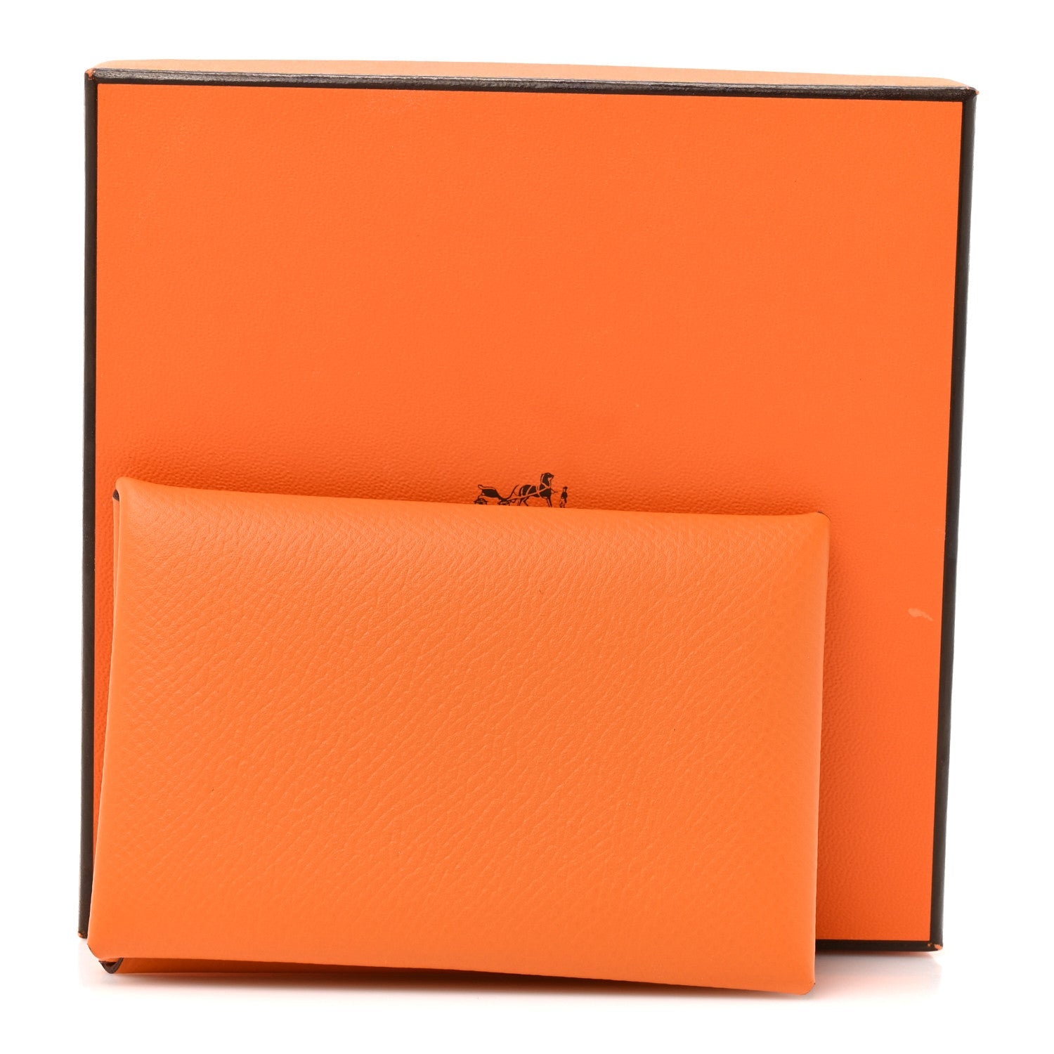 Epsom Calvi Card Case Orange