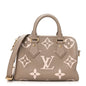 Empreinte Monogram Giant Speedy Bandouliere 20 Creme Beige