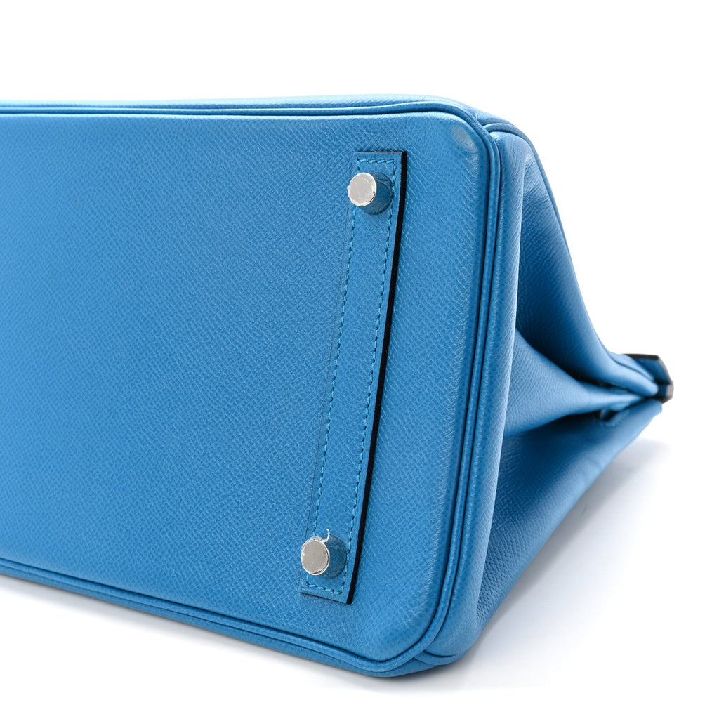 Epsom Birkin 30 Bleu Frida