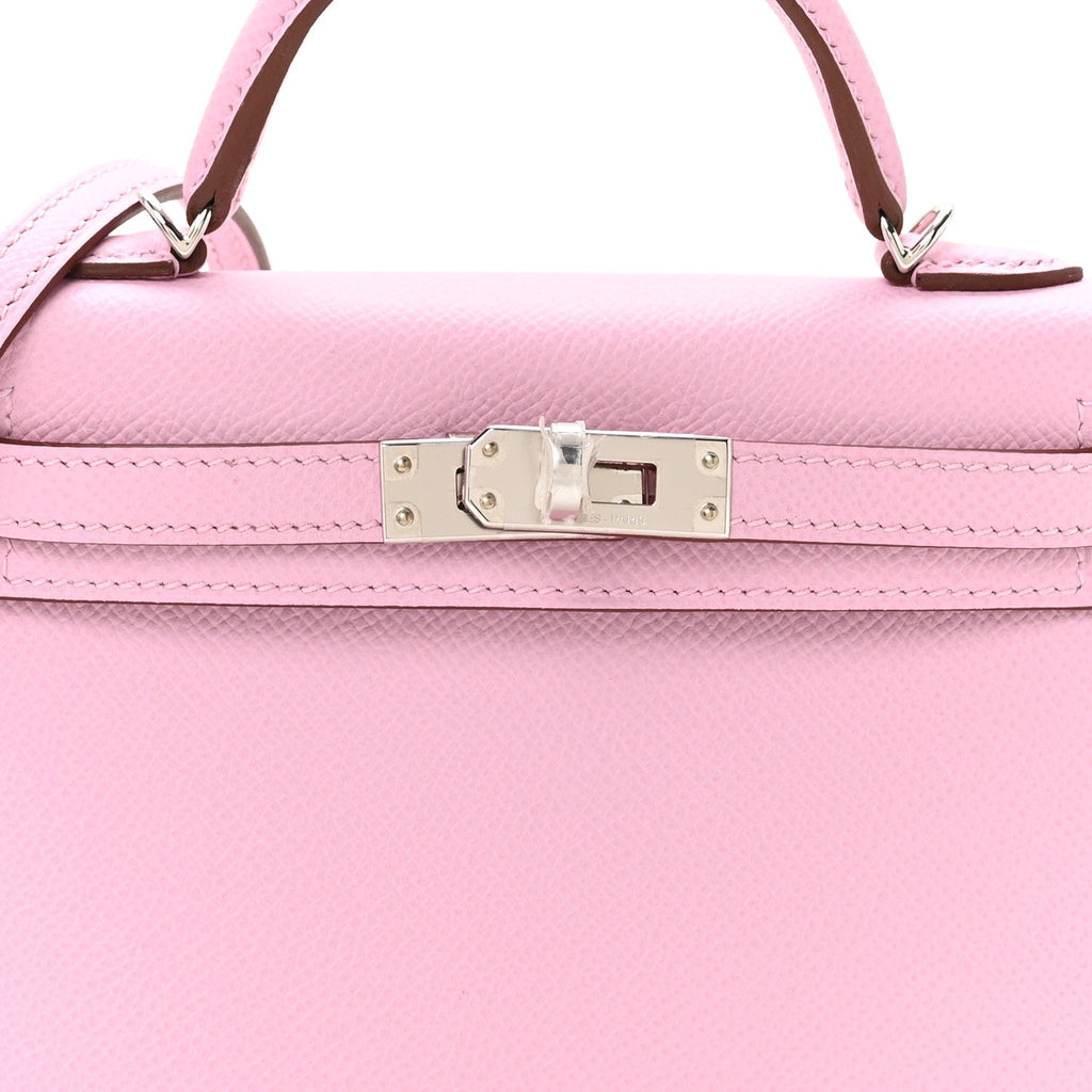 Epsom Mini Kelly Sellier 20 Mauve Sylvestre
