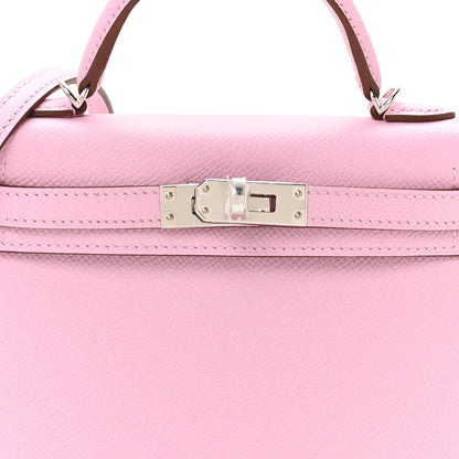Epsom Mini Kelly Sellier 20 Mauve Sylvestre