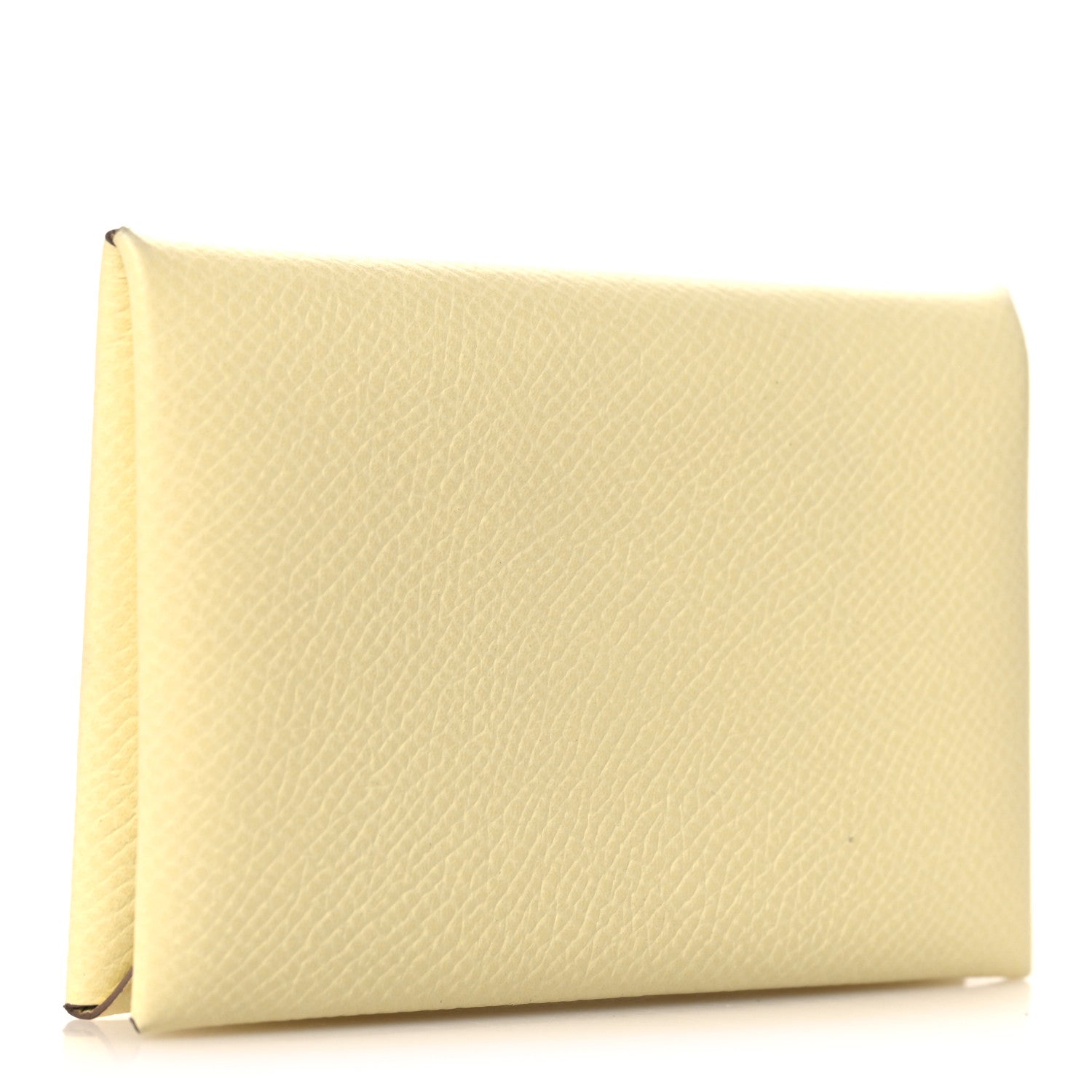 Epsom Calvi Card Case  Jaune Milton