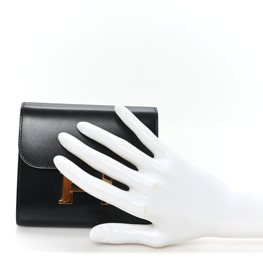 Box Constance Short Wallet Black