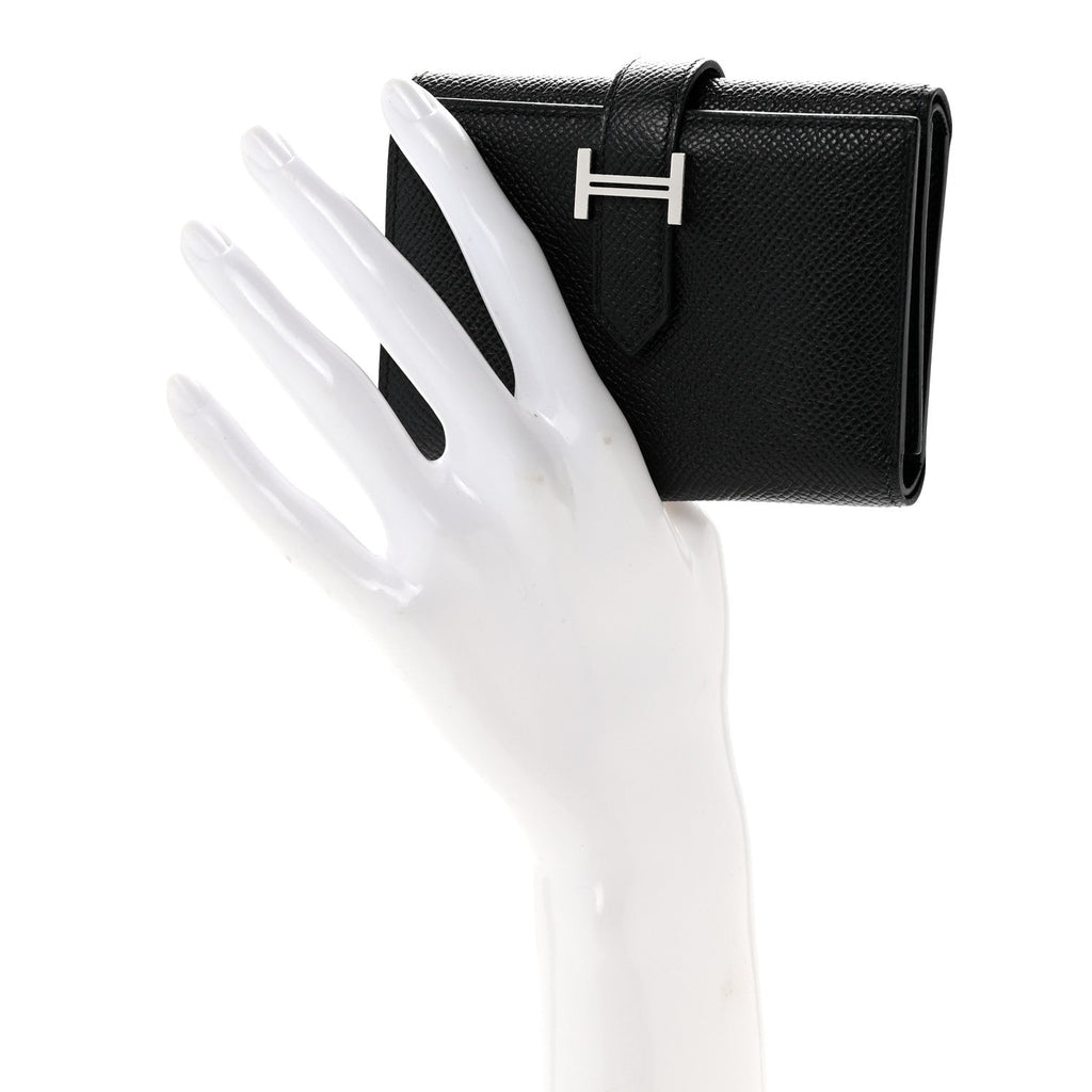 Epsom Tri-Fold Compact Bearn Wallet Black
