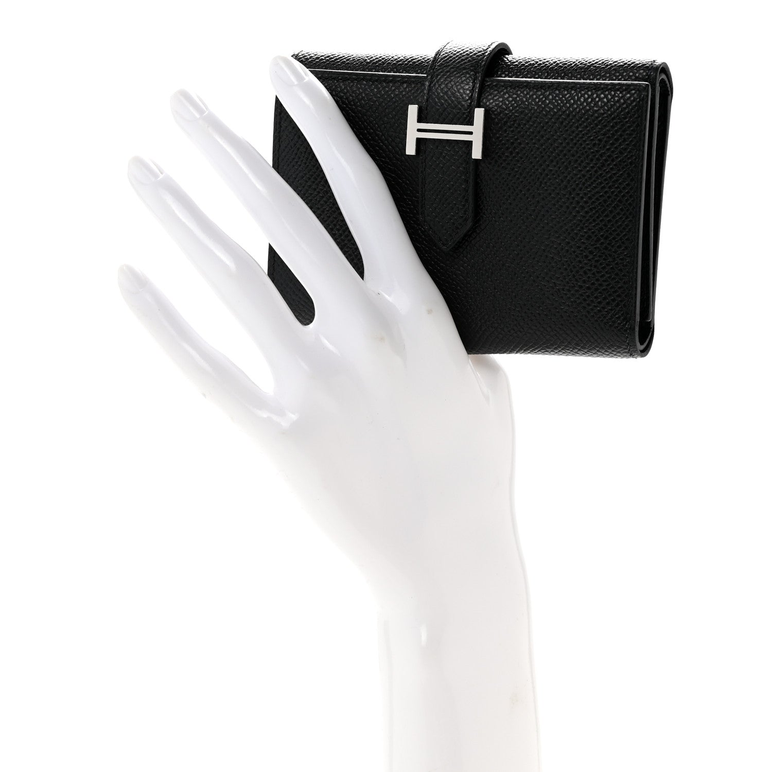 Epsom Tri-Fold Compact Bearn Wallet Black